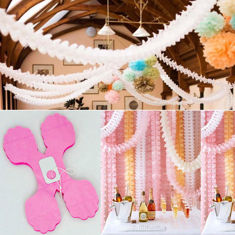 cheap paper garland