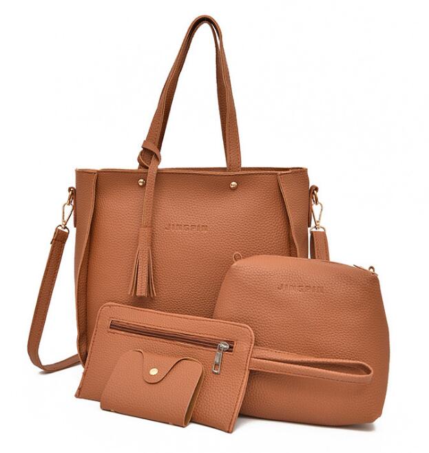 

Hot sell 4pcs/lot EUR And USA Fashion shopping bags beautiful lady handbag bag women's Travel makeup shoulder bag handbags, Choose you like color