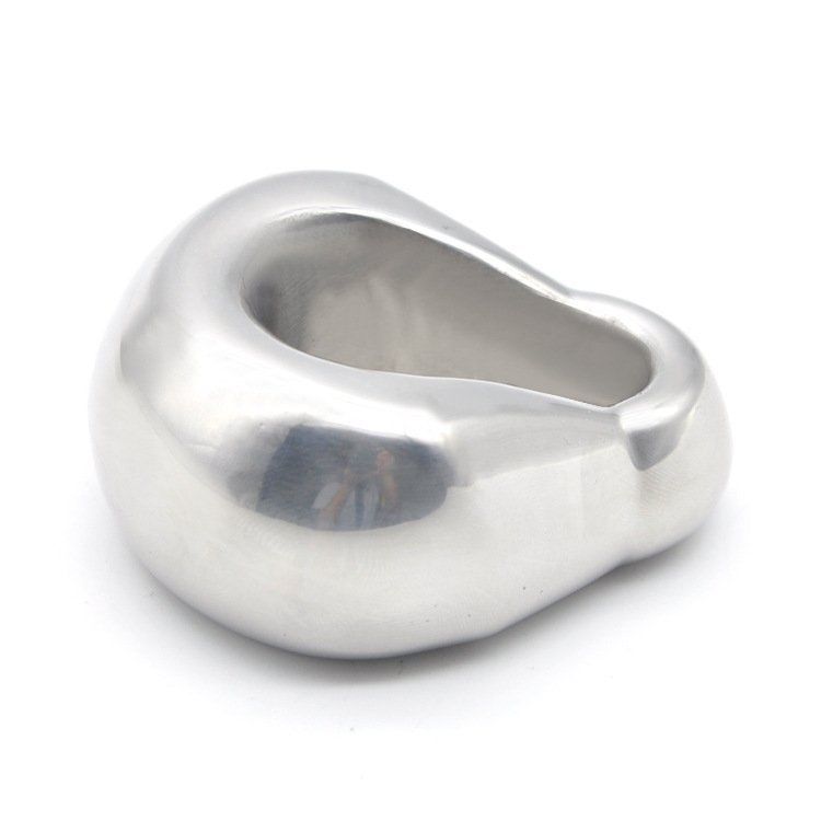 

New Oval Ball Stretcher Weight Testicle Weights Stainless Scrotum Stretchers T#76