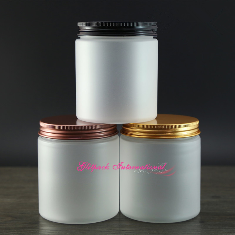 

30pcs/lot 250g 8oz PET Plastic Frosted packaging containers for cosmetics,empty lotion jars 250ml beautiful cosmetic packaging frosting jar.