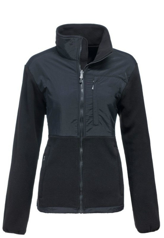 

New Winter Womens Fleece Jackets Coats High Quality Brand Windproof Warm Soft Shell Sportswear Women Men Kids Coats S-XXL black, Black pink ribbon