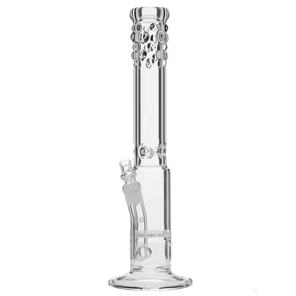 

Honeycomb bongs with Grace " Suzy" ice notches water pipe 17.5" Hookahs glass for smoking