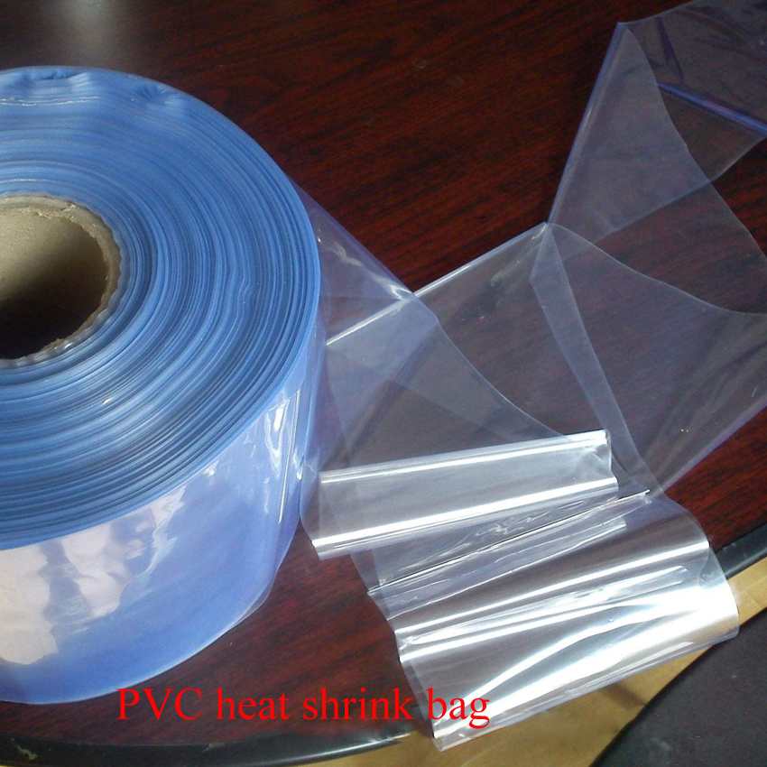 1kg/lot 5/6/7/32cm width PVC Heat Shrink Wrap tube wholesale in roll