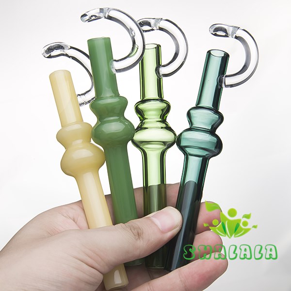 

Pyrex Glass Oil Burner Pipe Colorful Oil Burner Clear 12mm Great Tube Smoking Pipe Nail Pipe Glass Bong Water Pipes 720