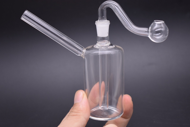 10mm mini Cup glass bongs cheap Concentrate Oil downstem glass water pipes for smoking-image-418801455