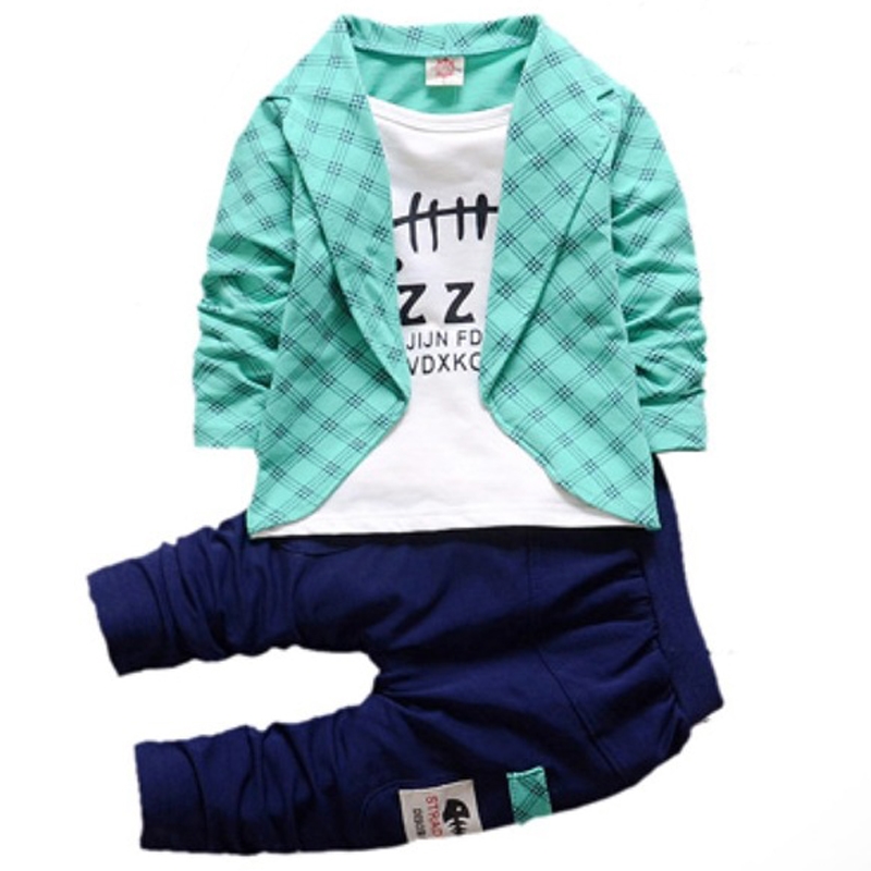 

Boys Formal Clothing Kids Attire For Boy Clothes Plaid Suit In September Toddler Suit Set Children's Clothing Boy Free Shipping, Green