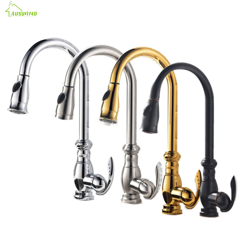 und Kaltwassermischer einzelner Warm Küchenarmatur antiker Kupfer