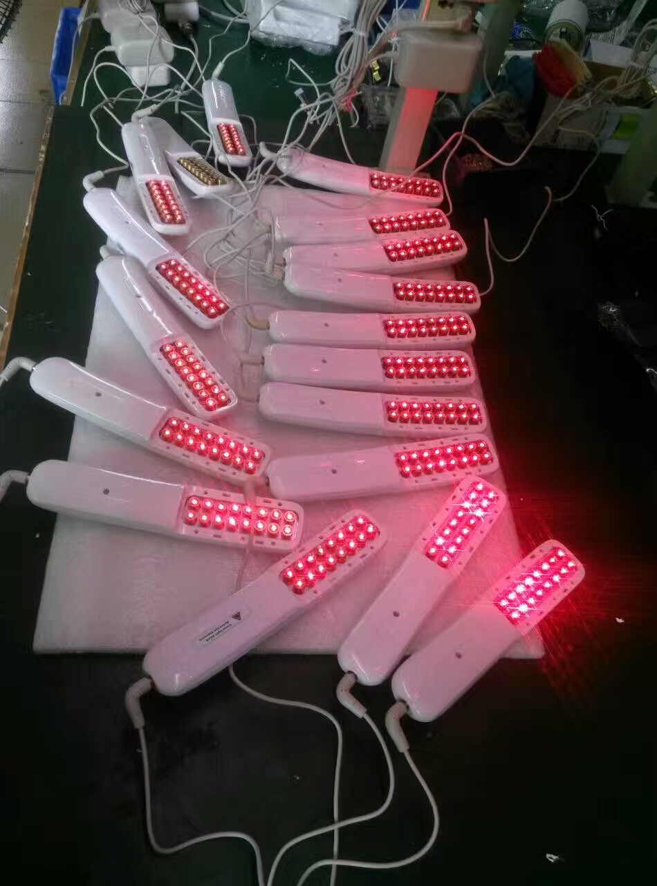 

2018 Portable low level therapy hair regrowth laser comb with 16 diodes laser for personal home use