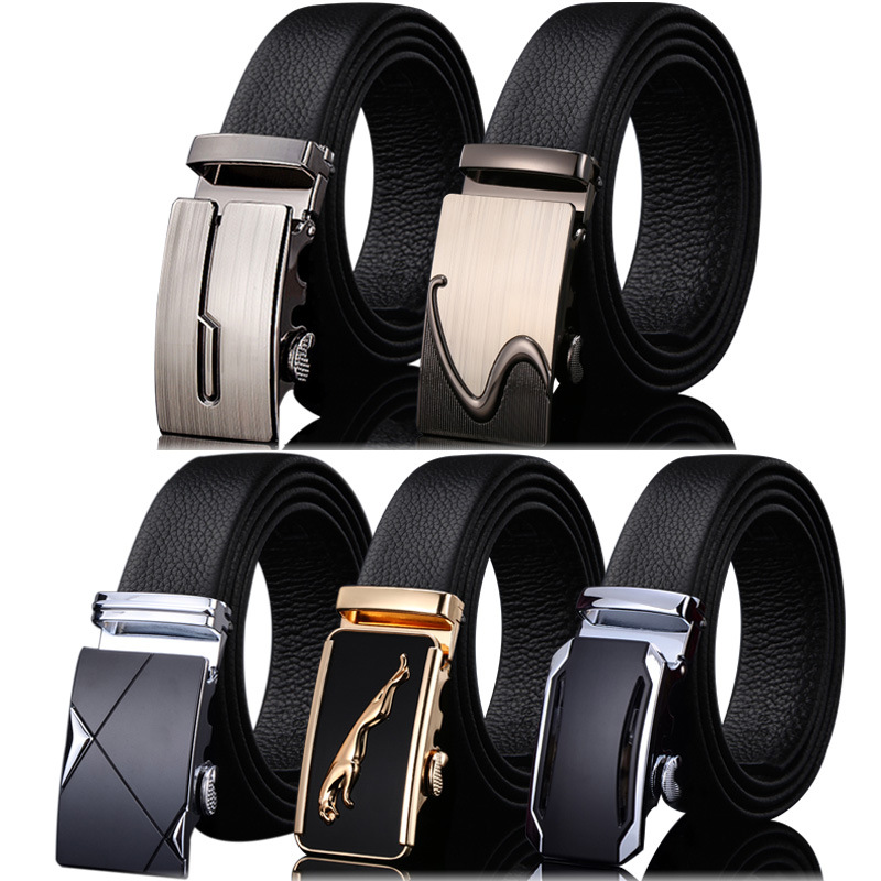 

Top Brand Men Real Cowskin Belt Automatic Buckle Large Genuine Leather Luxury Designer Belts straps For jeans Classic 40 designs, 110-115-120-115cm pls remark