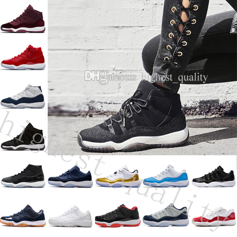 

2018 11 Gym Red Space Jam Concord Basketball Shoes For Men With real Carbon s Midnight Navy Bred Basket Ball Sneakers US 5.5-13 Eur 36-47, #11 low gs blue moon