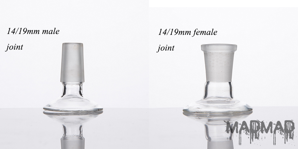 

14mm/19mm glass adaptor stand for bowl piece or domes frosted joint galss adaptor smoking accessories 377/378