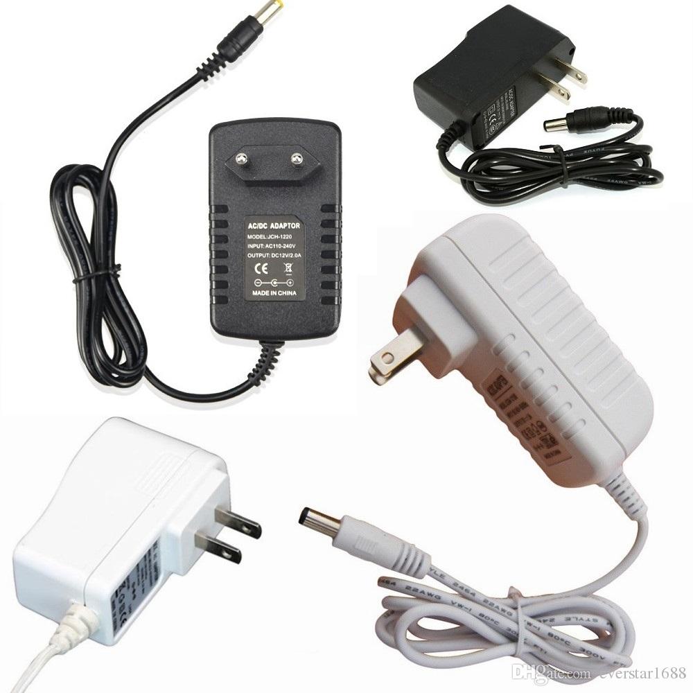 

1A 2A Power Supply AC 100-240V To DC 12V Adapter Plug For 3528 5050 Strip LED with EU/US plug