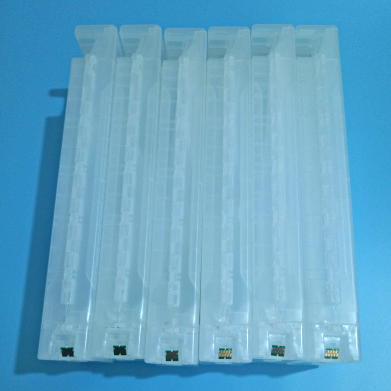 

600 ml empty refillable cartridge with top quanlity one time chip for epson surecolor F2000 printer