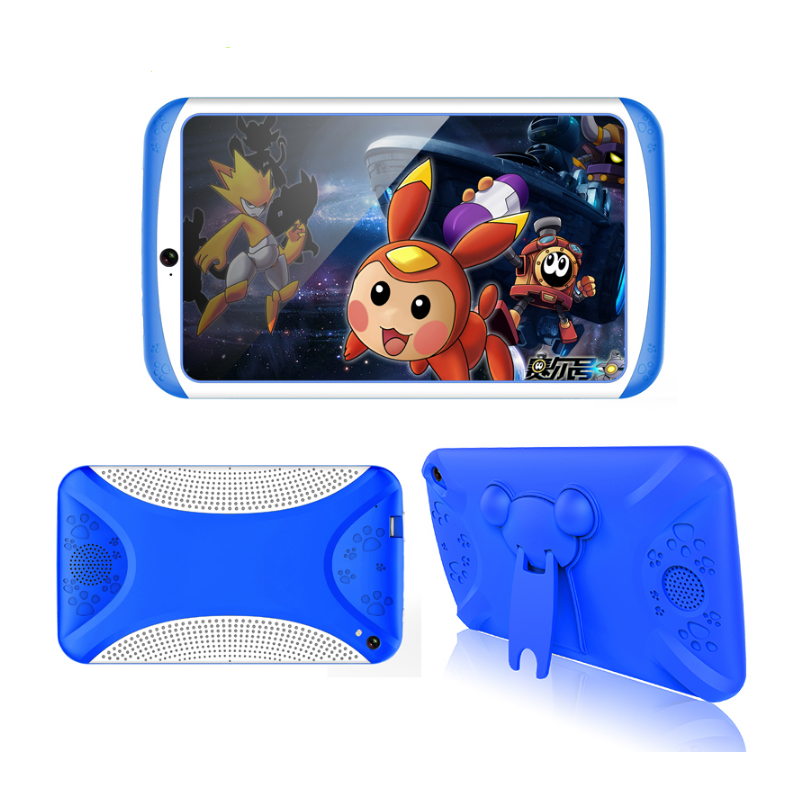 

Cute Kids Tablet PC 7 Inch Quad Core children tablet Android 4.4 Learning Tablet 8GB wifi Children PC for Education & Games Colorful Style, Blue