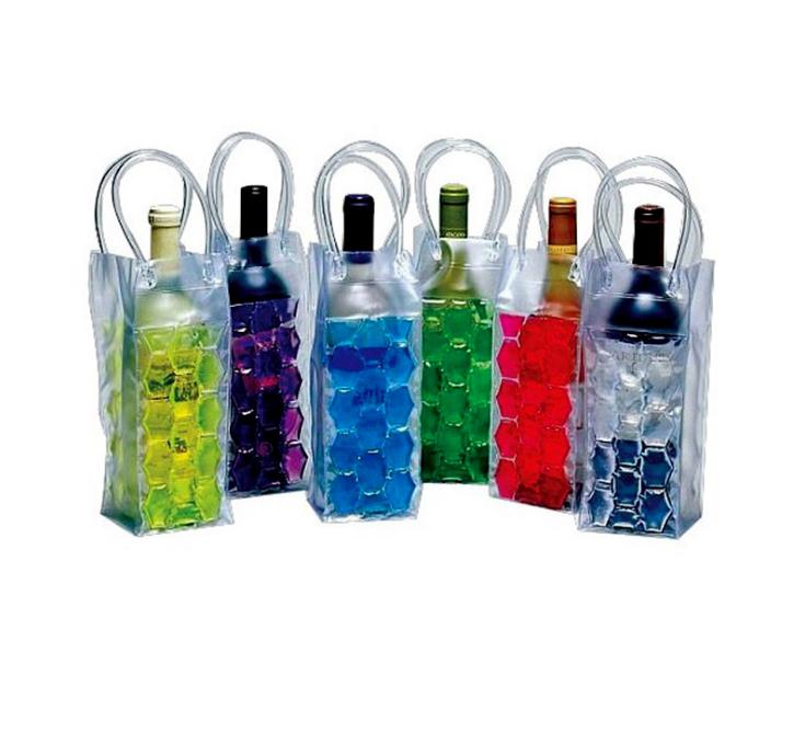 

Rapid Ice Wine Cooler PVC Beer Cooler Bag Outdoors Ice Gel Bag Picnic CoolSacks Wine Coolers Chillers Frozen Bag Bottle Cooler SN087