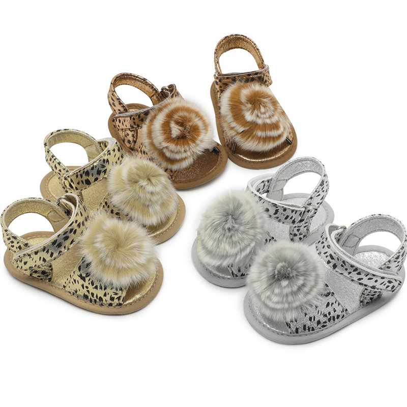 

Fashion Leopard Baby First Walking Shoes Cute Newborn Baby Girl Summer Sandals Online Shopping Crib Sole Walkers Shoes for Babies 18062502, #1