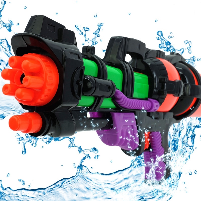 Wholesale 4 Pcs Big 44CM High Pressure Large Capacity Water Gun Pistols Children Kids Outdoor Beach Games Pool Toys-image-426766839
