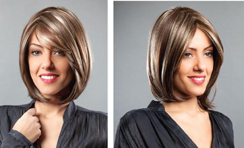 

HOT PRODUCTS Full wigs Fashion Sexy short hair high sythetic fiber Like human hair exemption from postage, Medium brown