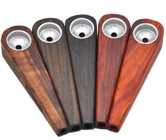 

Wooden Smoking Pipes Cigarette Tobacco Pipe Wood Hand Pipe 17mm for Herbal Pipe Accessories Tool Tube Oil Rigs Filters