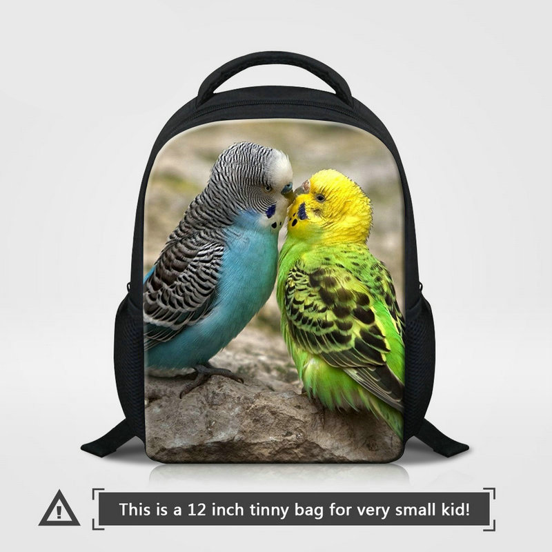 

Kindergarten School Bags For Girls Boys Cute Animal Parrot Pattern Backpack To School Kids Small Bagpack For Traveling Children Mini Bookbag, As the picture show