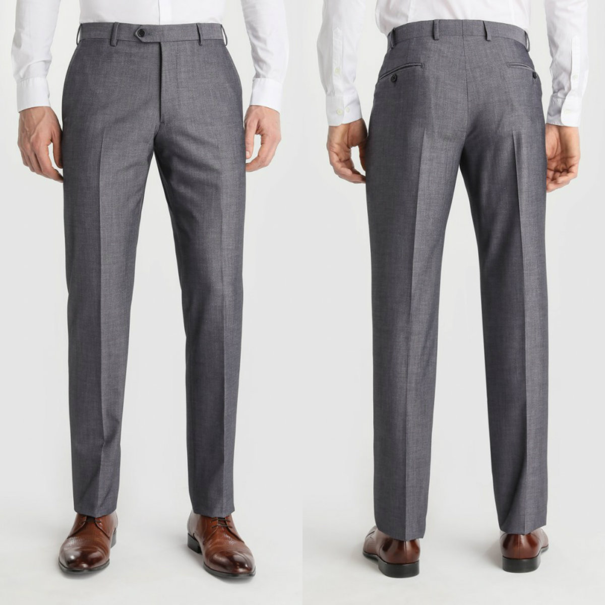 pinstripe suit trousers mens