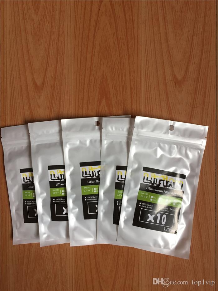 

120 Micron 5x8 cm Rosin Press Filter Screen Mesh Tea Bags - 10 sheets