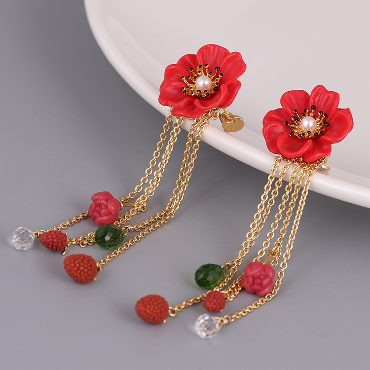 E Stud Earrings