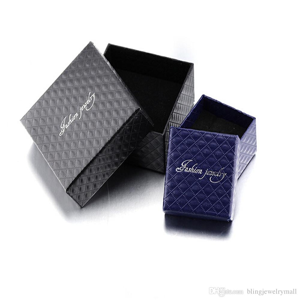 

Square Engagement Wedding Paper Jewelry Box Earrings Ring Necklace Box Jewelry Display Case Gift Accessory