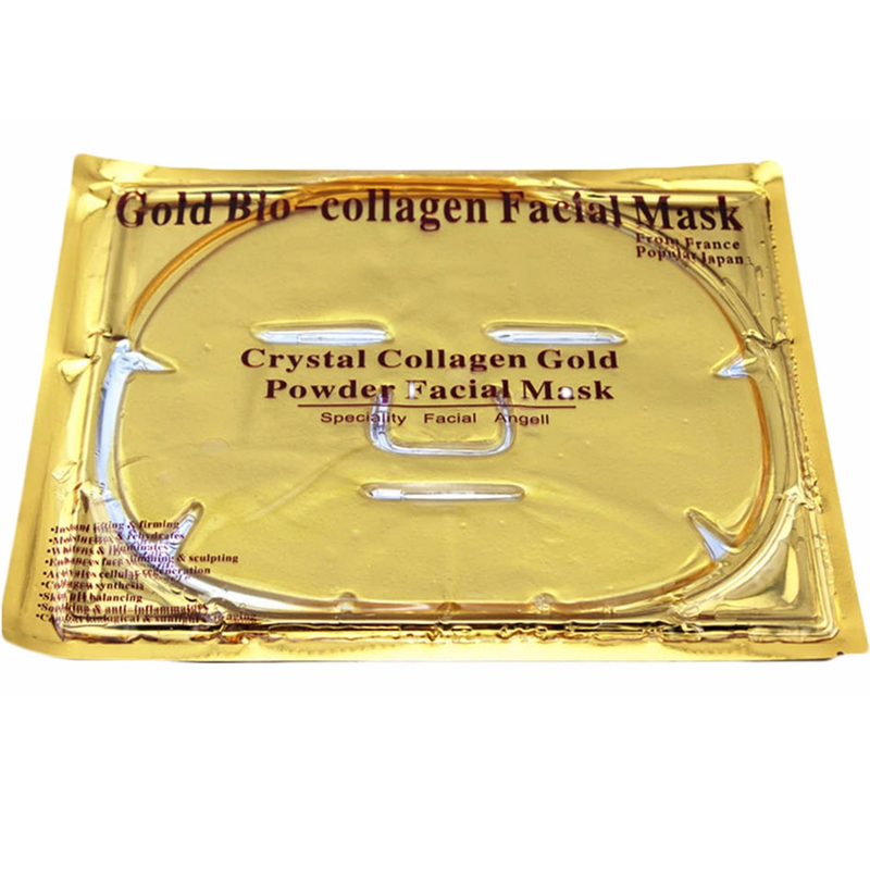 

24k gold bio-collagen facial mask face mask crystal gold powder collagen facial masks moisturizing anti-aging beauty products