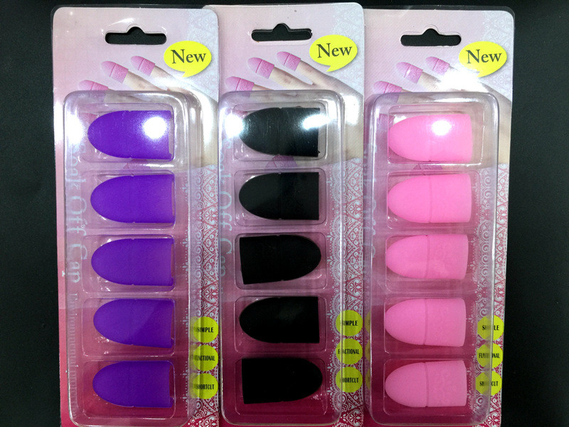 

5pc Nail Art Tips UV Gel Polish Remover Wrap Silicone Elastic Soak Off Cap Clip Manicure Cleaning Varnish Tool Reusable Finger New Arrival