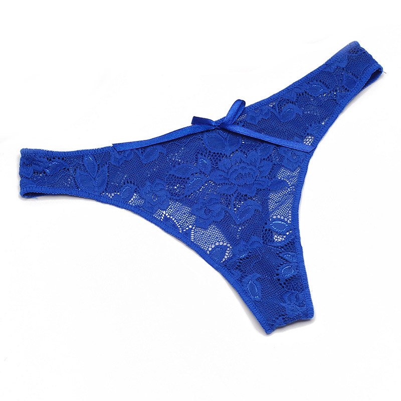 

Women's Ultra-thin G-string Thong Transparent Sexy Panties Underwear Women Cotton Lace Tanga Briefs Women Intimates, White