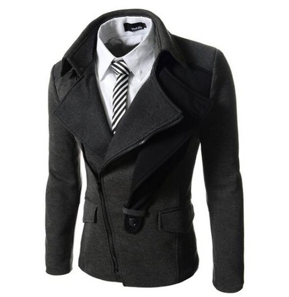Costumes Hommes Blazer 2018 Vente Chaude Nouvelle Arrivée De Mode Blazer Hommes Blazer Zipper Veste Hommes Classique Hommes Costume Vestes Mantea