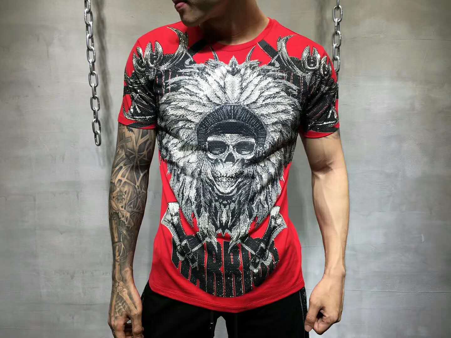 

My Brand Men's Tiger Sport Printed T-Shirt Summer Men's Hip Hop Casual Cotton Tees Shirts Fashion Skateboards Streetwear Tshirts, As picture