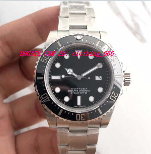 

Luxury Best V7Version Mens Automatic Watch Black Ceramic Bezel Eta 3135 Movement Date 116610 Luminescent Dial Men Watch