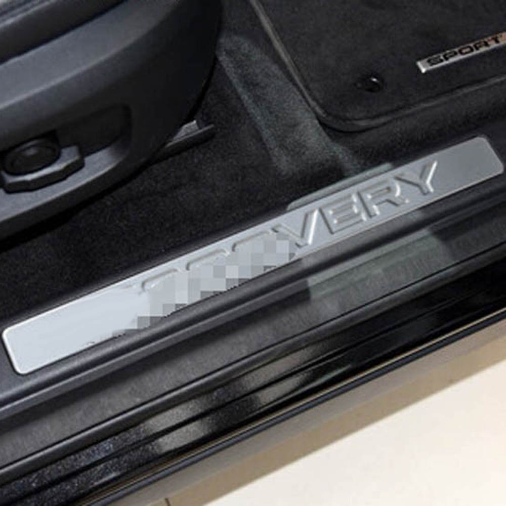 

Welcome pedal threshold trip decorative sticker trim guard cover for land rover discovery sport Interior Accessories