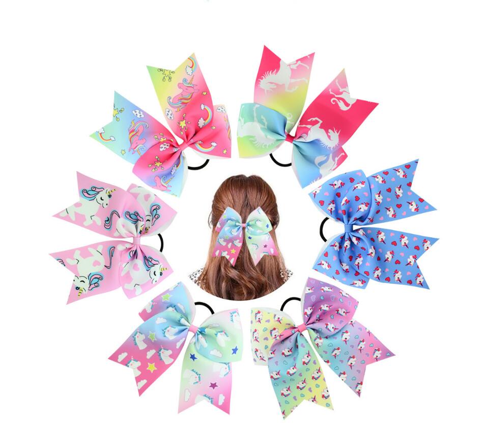 

24pcs Baby Girl New Fashion Polyester Ribbon Unicorn Headband Kids Hair Accessories Children Hair Bands Gift for Girls, Mixed color