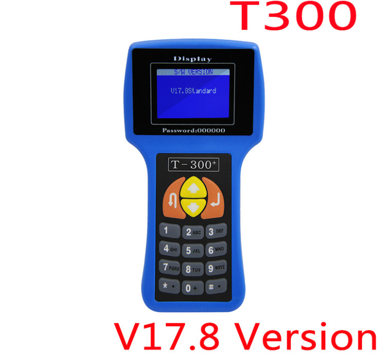 

Professional T-300 T300 Auto Key Programmer T Code T 300 Software V17.8 Support Multi brand Cars T300 Key Maker 2 Color