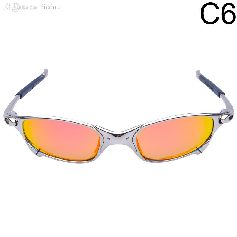 

Wholesale -Original Romeo Men Polarized Cycling Sunglasses Aolly Juliet X Metal Sport Riding Eyewear Oculos ciclismo gafas CP003-5
