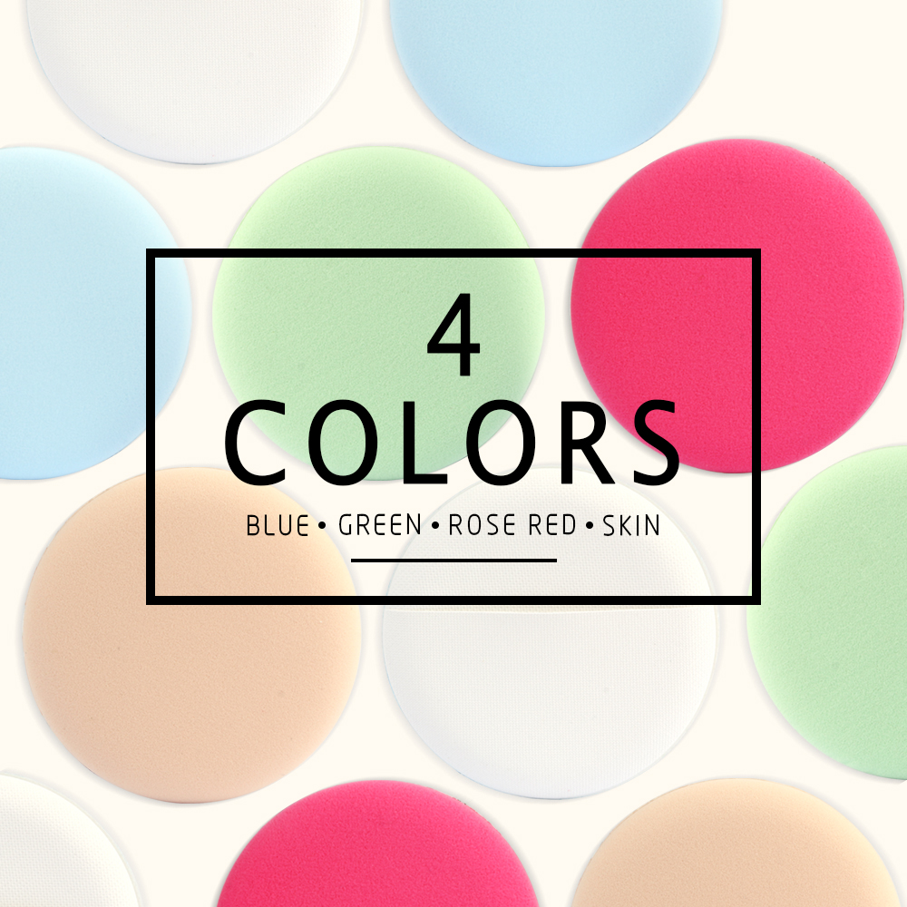 

ELECOOL 7PCS Makeup Sponge Puff Women Facial Face Body Beauty Smooth Cosmetic Foundation Powder Puff 4 colors