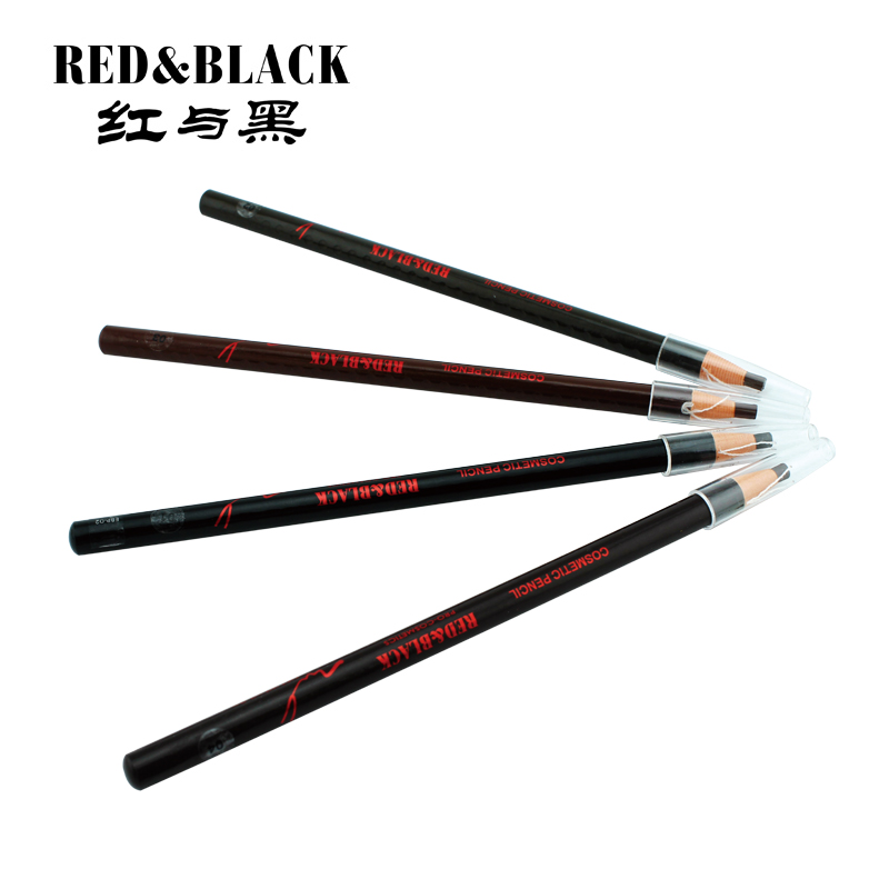 Red&Black Cosmetic pencil 24 Hours Long-lasting Eyebrow Pencil Soft And Smooth Fashion Eye 2.2g Makeup Eyebrow pencil-image-413115634