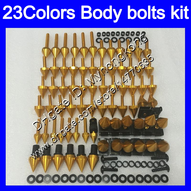 

Fairing bolts full screw kit For KAWASAKI ZXR400 91 92 93 94 95 96 ZXR-400 ZXR 400 1991 95 1996 Body Nuts screws nut bolt kit 25Colors, No.18