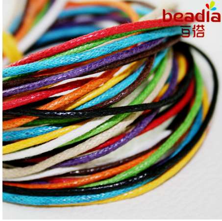 

1MM Wax Cord 60m/lot 12 Colors U-pick Cord Fit Jewelry Cord Findings Beading for Bracelet and Necklace making