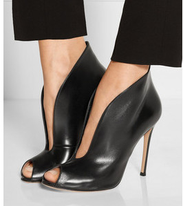 

2018SS European station genuine leather U-shaped mouth female shoes high heels women stage catwalk show performance Sandals