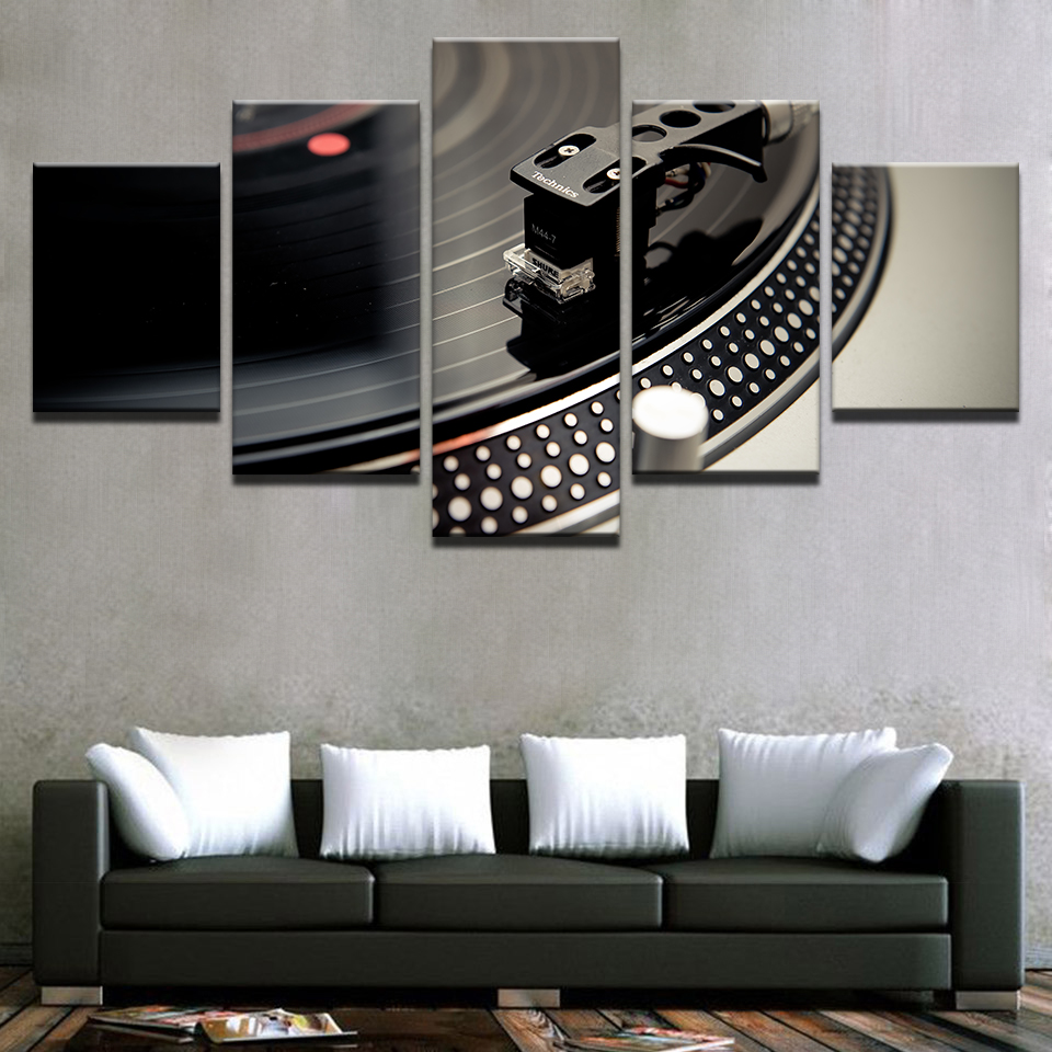 5 Panel Wall Art Musician Prince Rogers Nelson Painting Canvas Print Home Decor