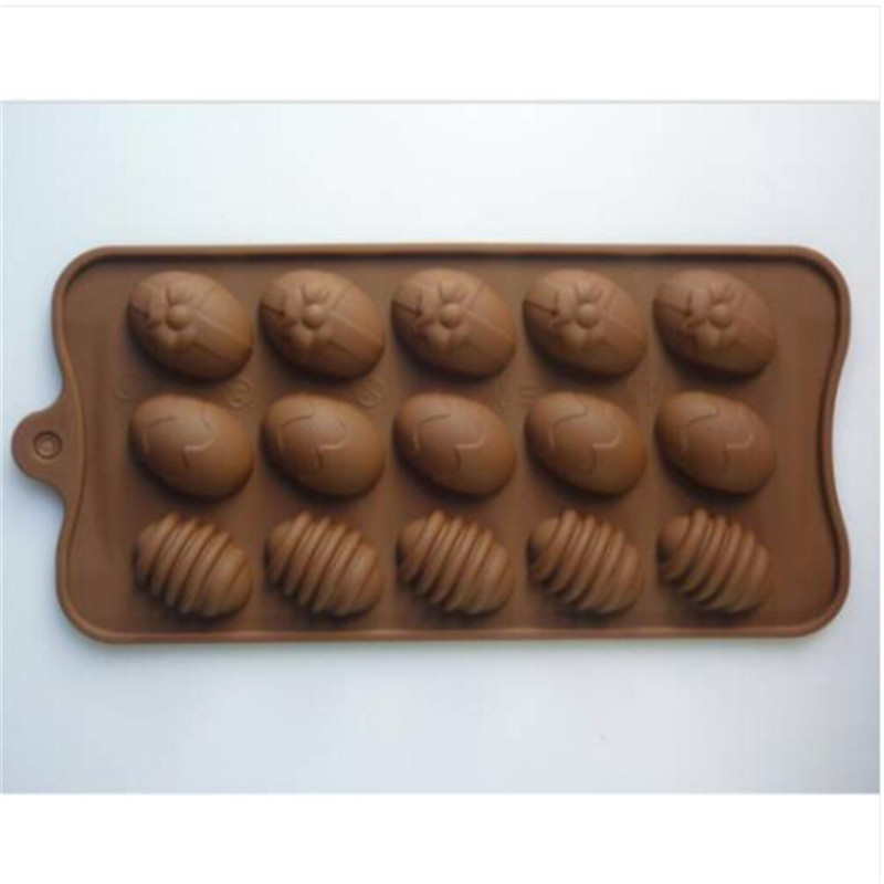 

2018 Wholesales Free shipping Easter Egg Silicone Bakeware DIY Cake Bake Candy Mold Candy Mold Pastry Tools