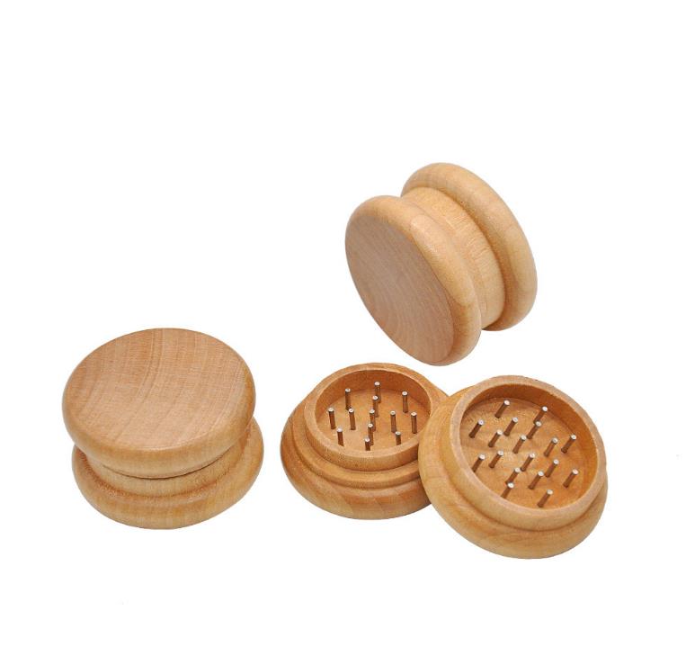 

New wood diameter 55mm two layer smoke grinder metal grinder smoke cutter