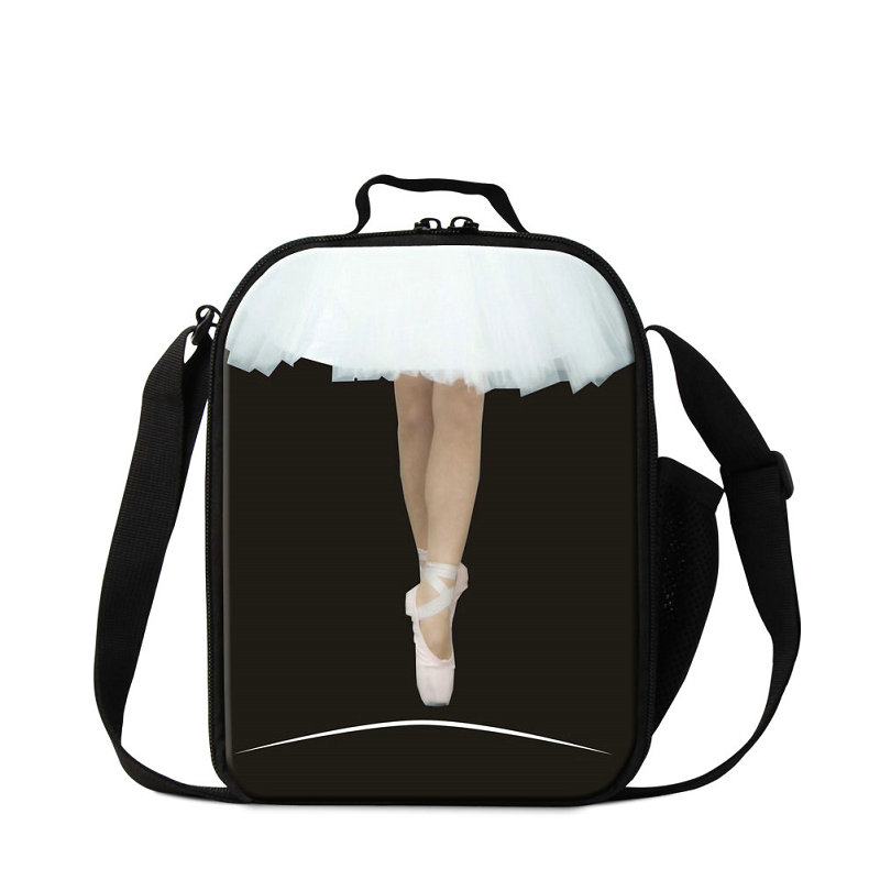 

Ballet Dancing Girl Print Lunch Bag For Students Small Cooler Lunch Box Food Bags For Kids Thermal Picnic Bolsas Termica Lancheira Wholesale, As the picture show