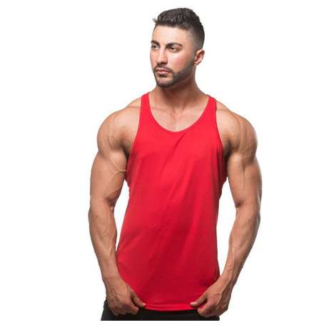 

Men Tank Top Tee Shirts Sleeveless Cotton Fashion New Design Tshirts Vest Apparel Solid Color