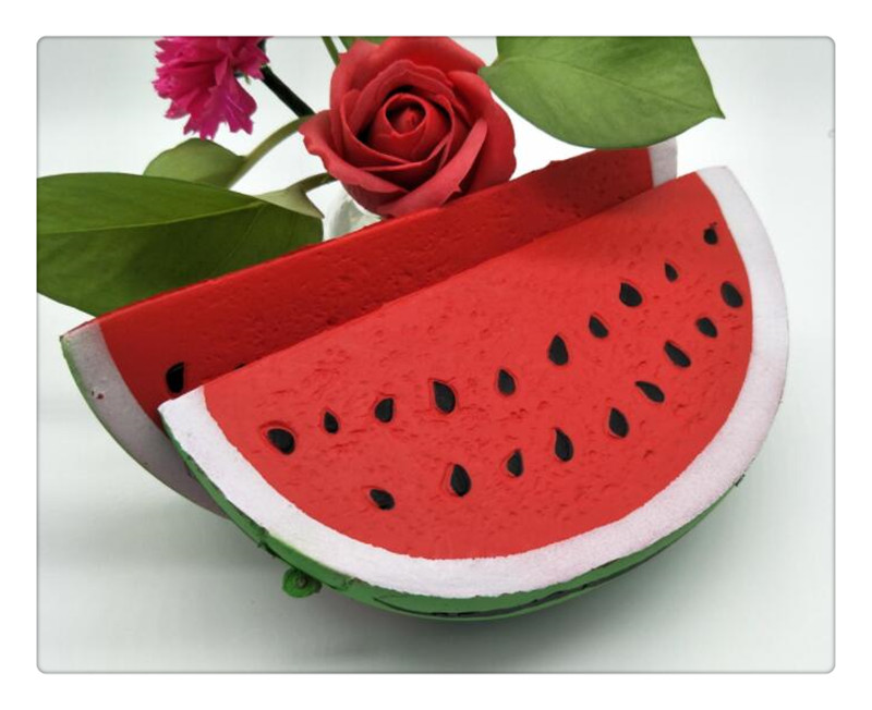 

Watermelon Squishies Jumbo Toy Decoration Squeeze Slow Rising Children De-Stress Perfume Pretty Imitation Fruit Free