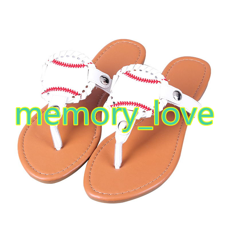 baseball flip flops wholesale